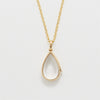 Ocean Heart Can Open Necklace Water Drop Pendant European And American Niche Cute Small Objects Clavicle Chain Color Protection